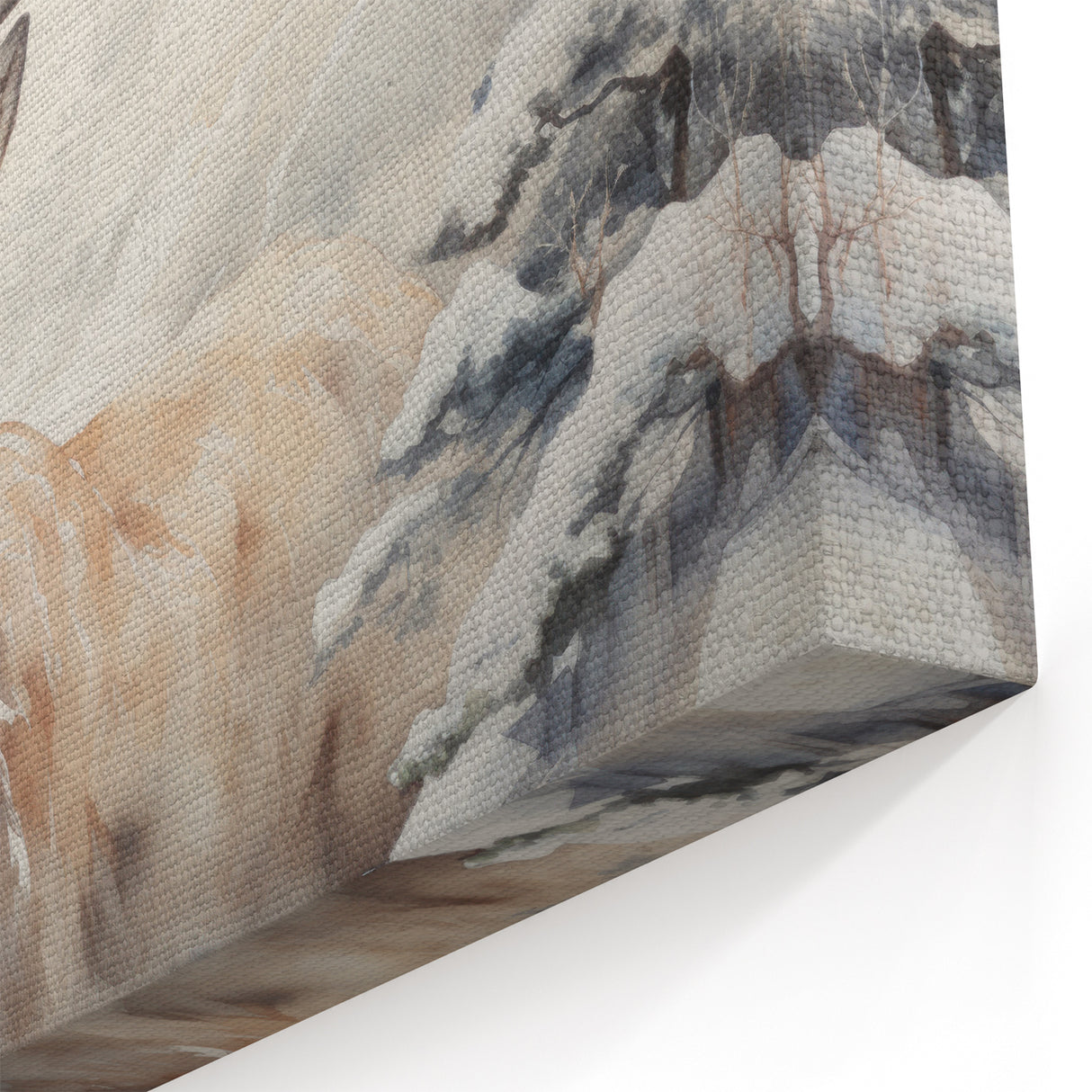 Majestic Antelope in Winter Landscape | Stunning Wildlife Wall Art Decor