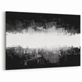 Contemporary Monochrome Abstract Black and White Canvas Art