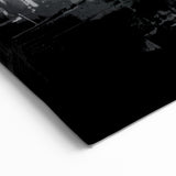 Contemporary Monochrome Abstract Black and White Canvas Art