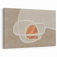 Minimalist Organic Flow with Earth Tones