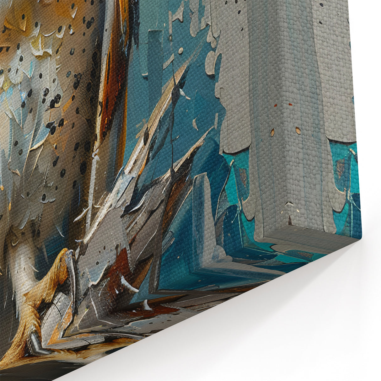 Graceful Birds of Prey Wall Art - Elegant Barn Owl Wildlife Print