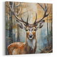 Graceful Antelope in Autumn Forest | Stunning Wildlife Canvas Art