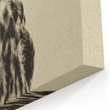 Vintage Owl Wall Art - Elegant Sepia-Toned Birds of Prey Canvas Print