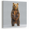 Adorable Standing Bear – Charming Wildlife Wall Art Print