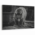 Graceful Bear Wall Art - Elegant Wildlife Photography Canvas Print