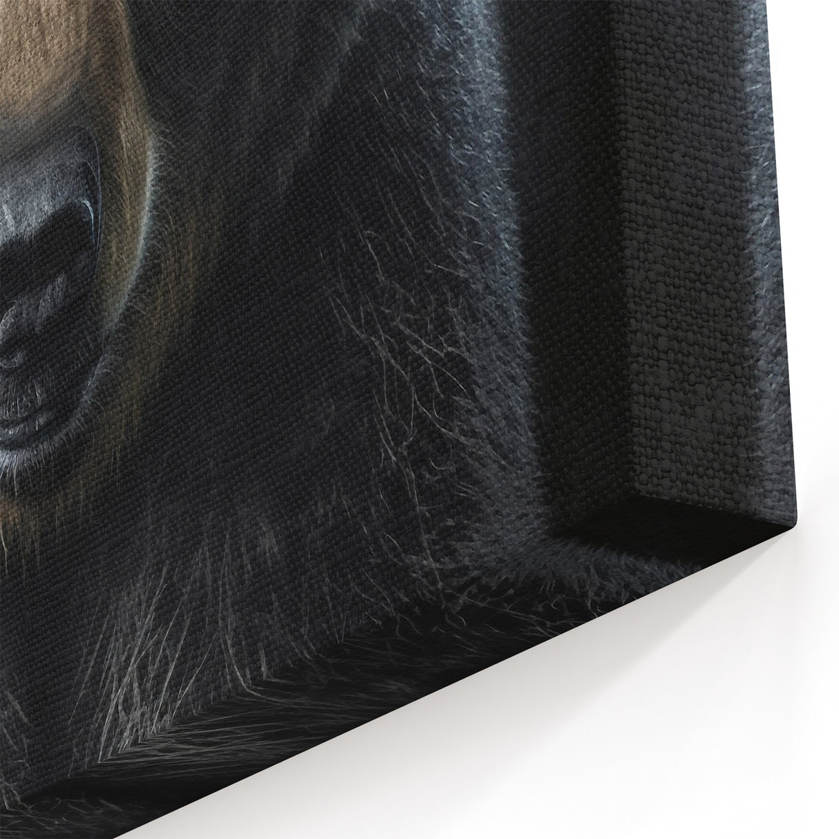 Powerful Bear Portrait - Majestic Wildlife Art Canvas Print