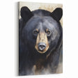 Graceful Bear Portrait - Elegant Wildlife Art Canvas Print