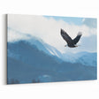 Soaring Eagle Over Mountains - Majestic Birds of Prey Wall Art