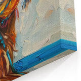 Exotic Camel Wall Art - Vibrant Desert Camel Decor - Camel Canvas Art