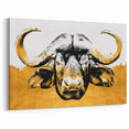Rustic Buffalo Wall Art - Majestic Bison Print on Canvas and Acrylic