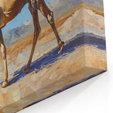 Exotic Camel Wall Art - Desert Camel Decor - Stunning Camel Canvas Print