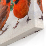 Winter Cardinal Pair Wall Art - Nature's Beauty in a Snowy Setting