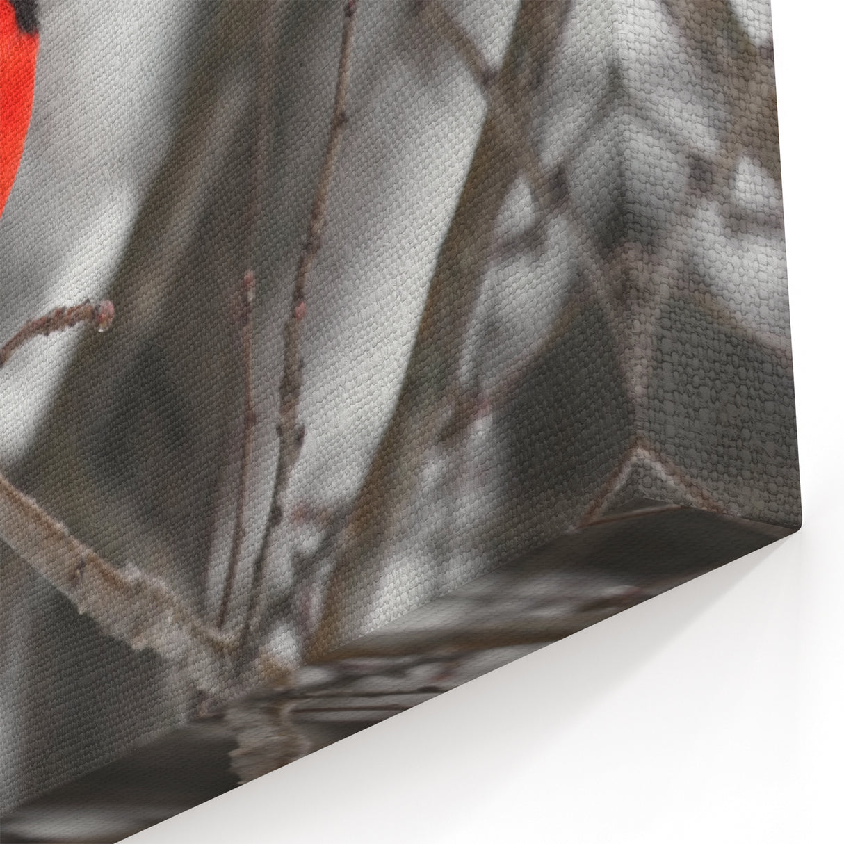 Winter Cardinal Wall Art - Vibrant Red Beauty in a Snowy Scene