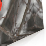 Winter Cardinal Wall Art - Vibrant Red Beauty in a Snowy Scene