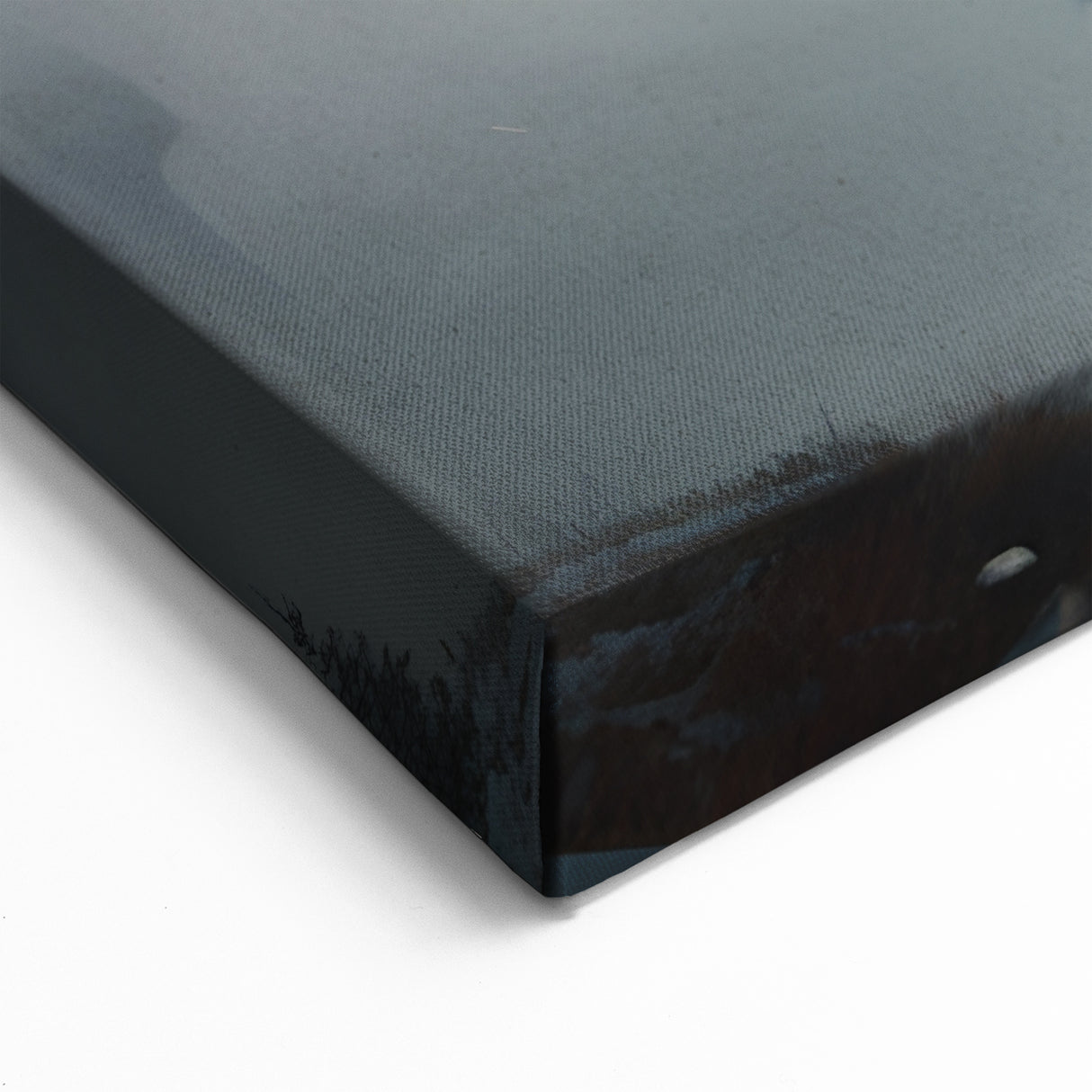 Bison in Winter Mountains – Majestic Buffalo Art for Rustic Decor