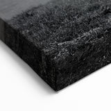 Highland Cow in Black and White – Rustic Wall Art for Modern Decor