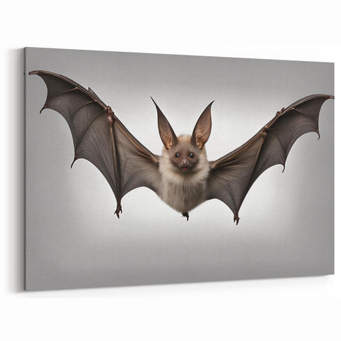Graceful Bat Wall Art - Stunning Bat Wildlife Photography for Modern Decor