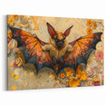 Vibrant Bat Art - Majestic Wildlife Decor with Floral and Autumn Themes