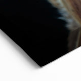 Majestic Brown Cow Wall Art - Cow Canvas Art for Rustic Decor