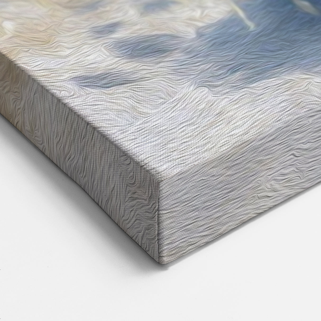 Winter Cow Wall Art - Serene Cow Canvas for Rustic Farmhouse Decor