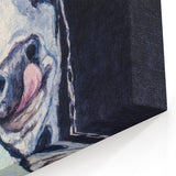 Playful Cow Wall Art - Whimsical Cow Canvas for Farmhouse Decor