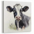 Minimalist Cow Wall Art - Modern Cow Canvas for Farmhouse Decor