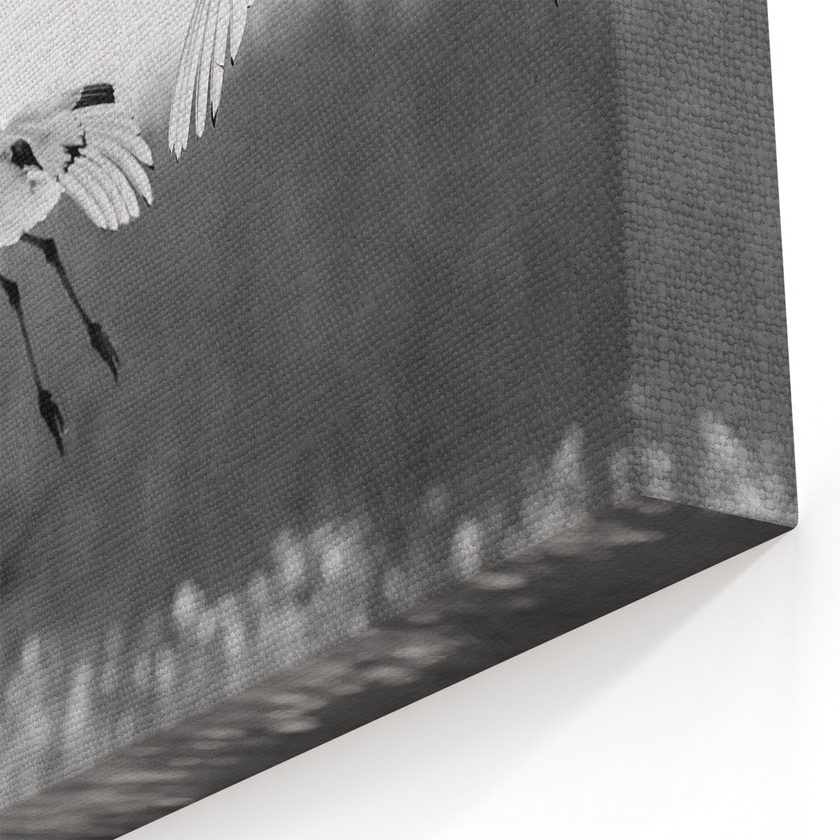 Serene Crane Wall Art – Flock of Cranes in Flight on Canvas & Acrylic