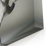 Dynamic Crane Wall Art – Graceful Crane in Motion on Canvas & Acrylic