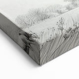 Detailed Black and White Cow Wall Art - Elegant Cow Canvas Decor