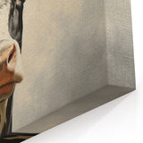 Expressive Cow Wall Art - Lively Cow Canvas for Farmhouse Decor
