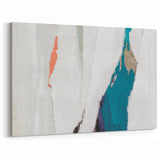 Modern Strokes and Lines Abstract Art - Vibrant Geometric Canvas