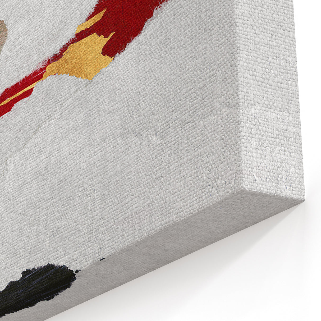 Bold Strokes and Lines Abstract Art - Modern Geometric Canvas Print