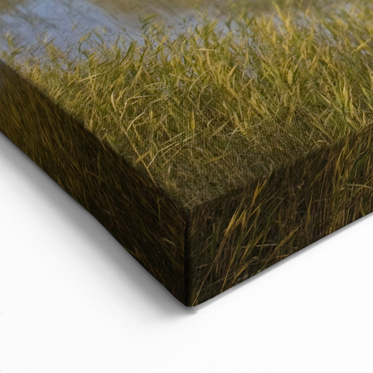 Elegant Crane Wall Art - Majestic Crane Flight over Serene Wetlands Canvas