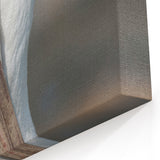 Elegant Crane Wall Art - Striking Close-Up of Majestic Crane Portrait Canvas