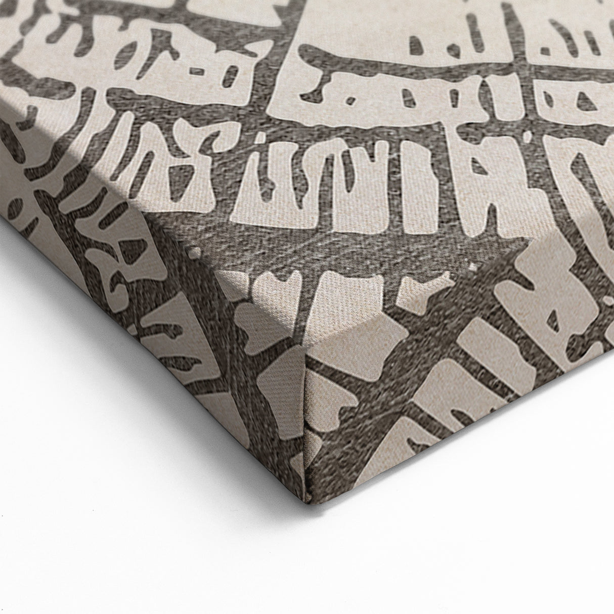 Geometric Strokes and Lines Abstract Art - Modern Canvas Print