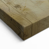 Elegant Crane Wall Art - Majestic Crane on Golden Background Canvas