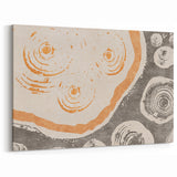 Contemporary Strokes and Lines Abstract Art - Geometric Canvas Print