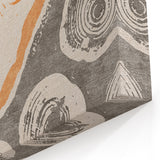 Contemporary Strokes and Lines Abstract Art - Geometric Canvas Print