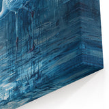 Elegant Crane Wall Art - Mystical Crane Under Moonlit Sky Canvas