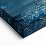 Elegant Crane Wall Art - Mystical Crane Under Moonlit Sky Canvas