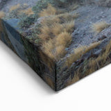 Journey of Donkeys - Rustic Mountain Path Canvas Art for Adventurous Decor