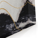 Elegant Strokes and Lines Abstract Art - Modern Geometric Canvas