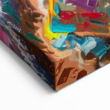 Colorful Camel Wall Art - Fun & Vibrant Camel Canvas Print for Home