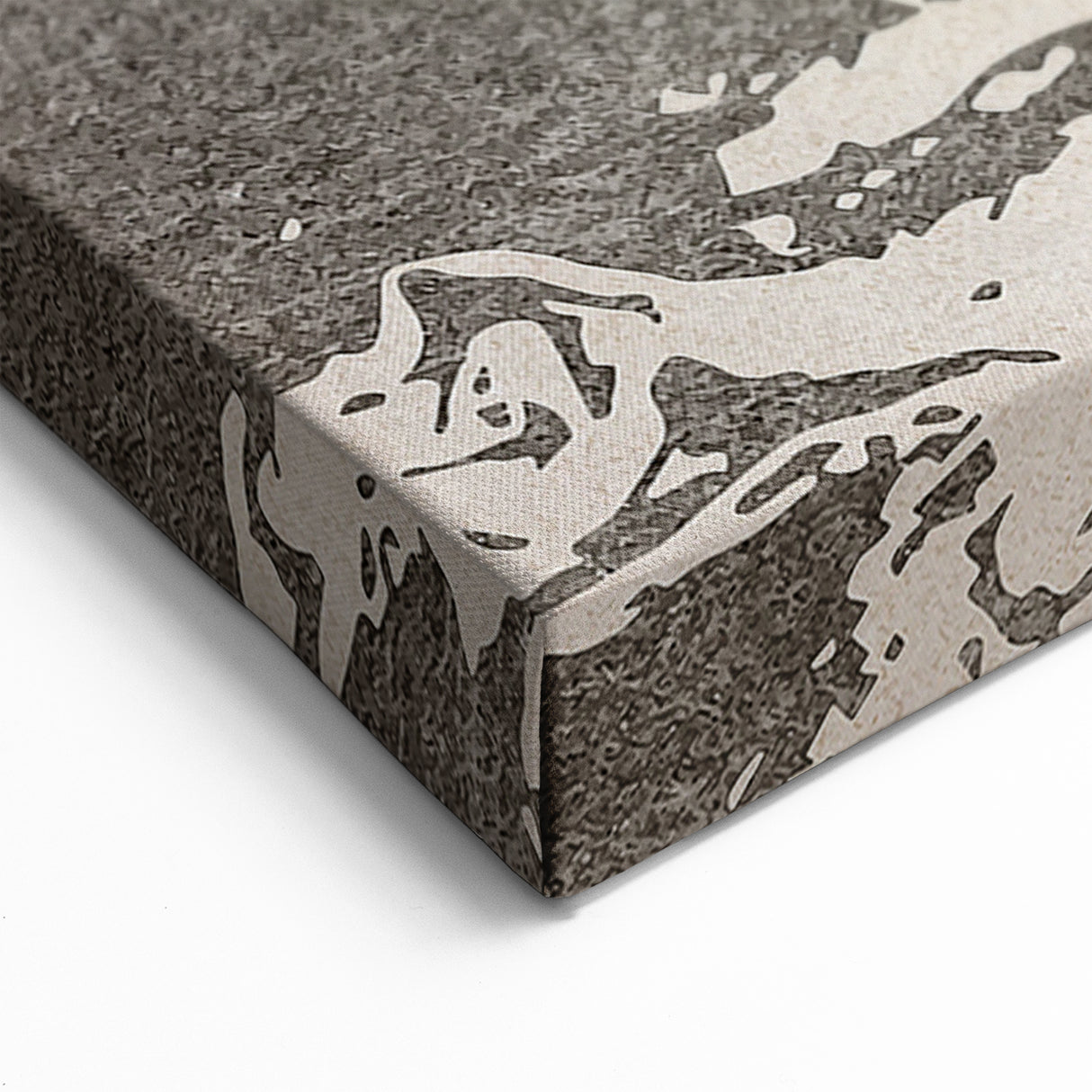 Dynamic Strokes and Lines Abstract Art - Geometric Canvas Print