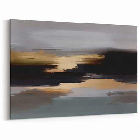 Abstract Brush Strokes Art - Modern Minimalist Line Design