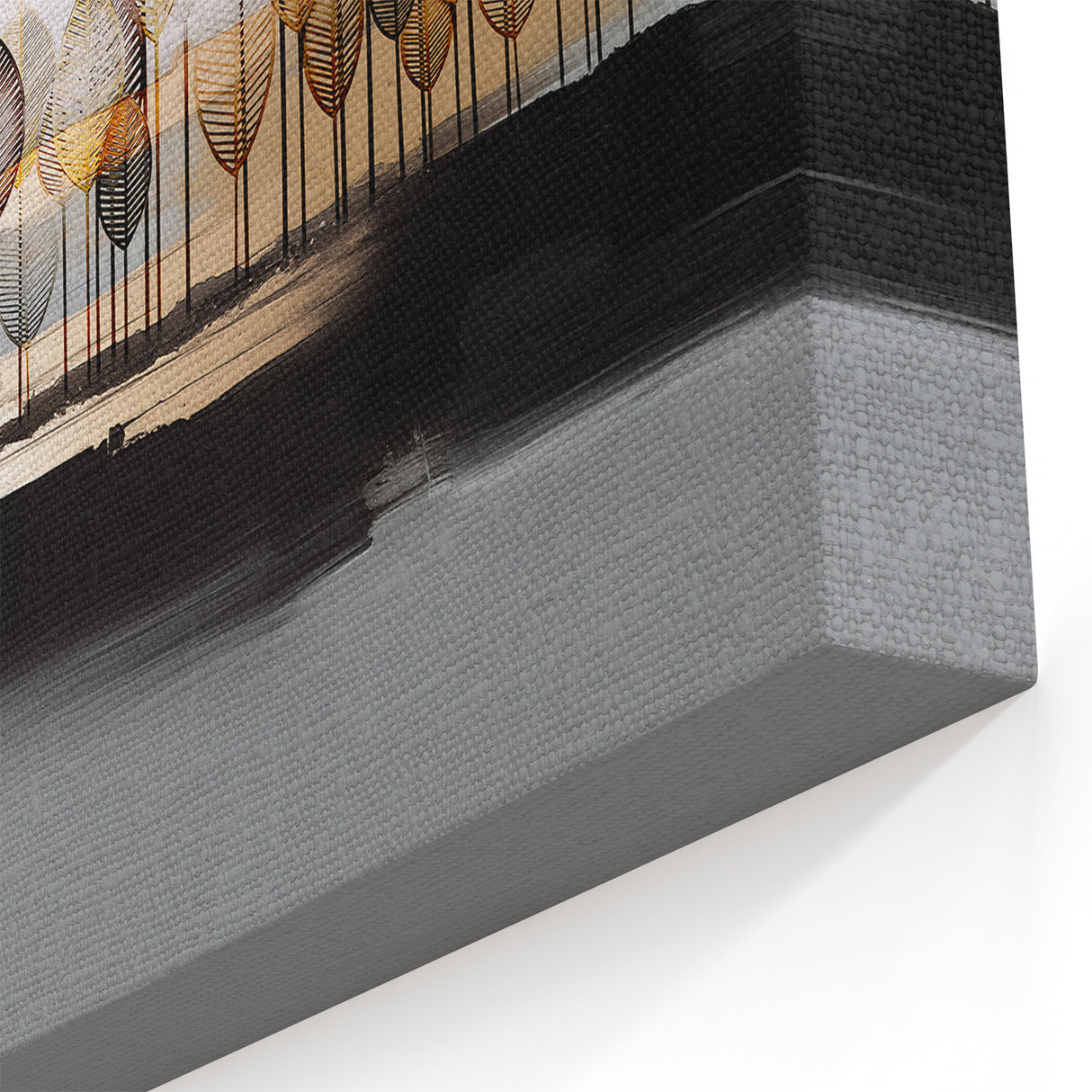 Elegant Strokes and Lines Abstract Art | Modern Geometric Line Canvas