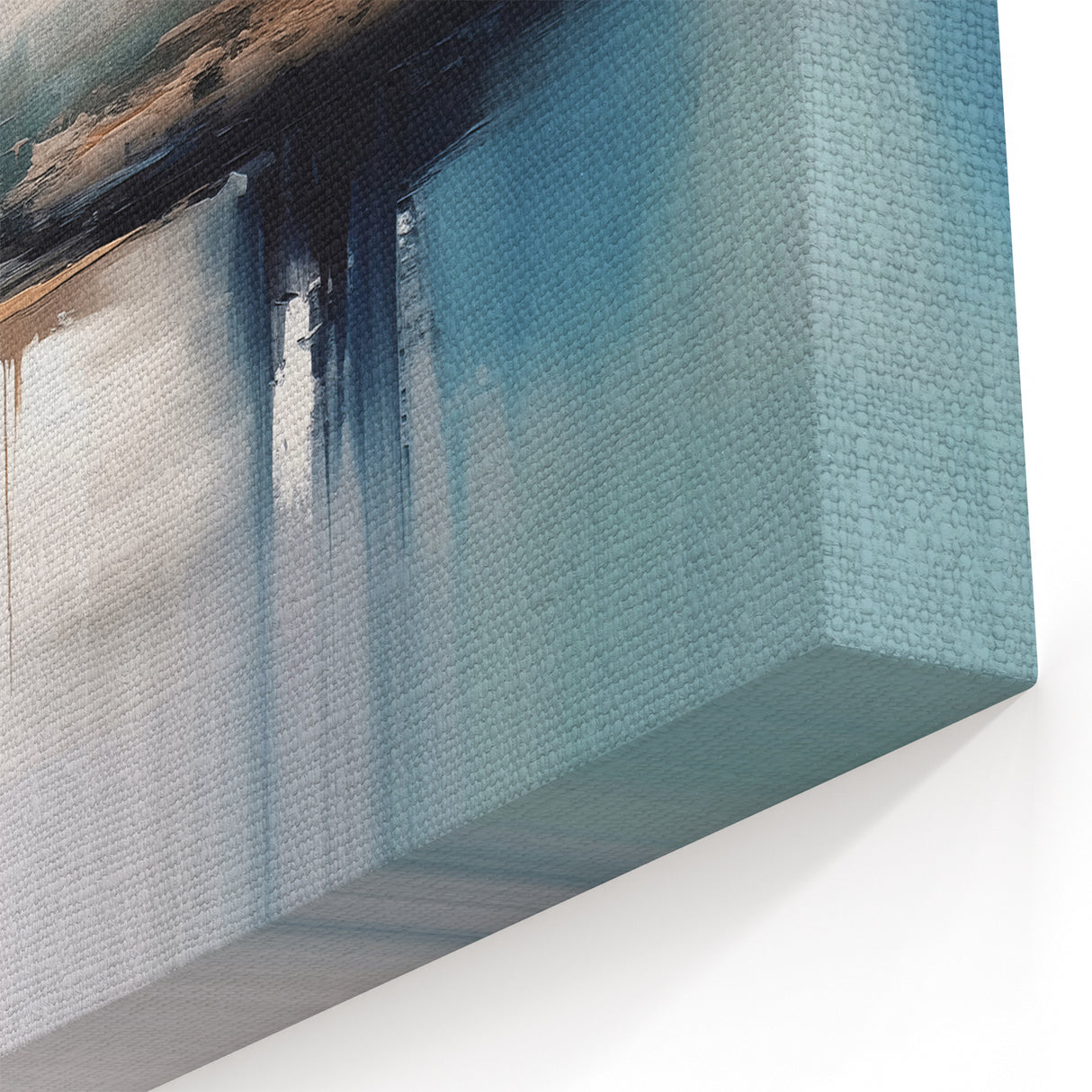 Large Strokes and Lines Abstract Art on Canvas