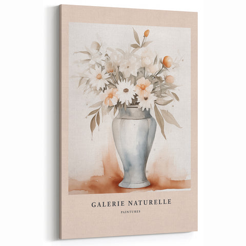 Elegant Floral Vase - Minimalist Modern Simple Abstract Wall Art