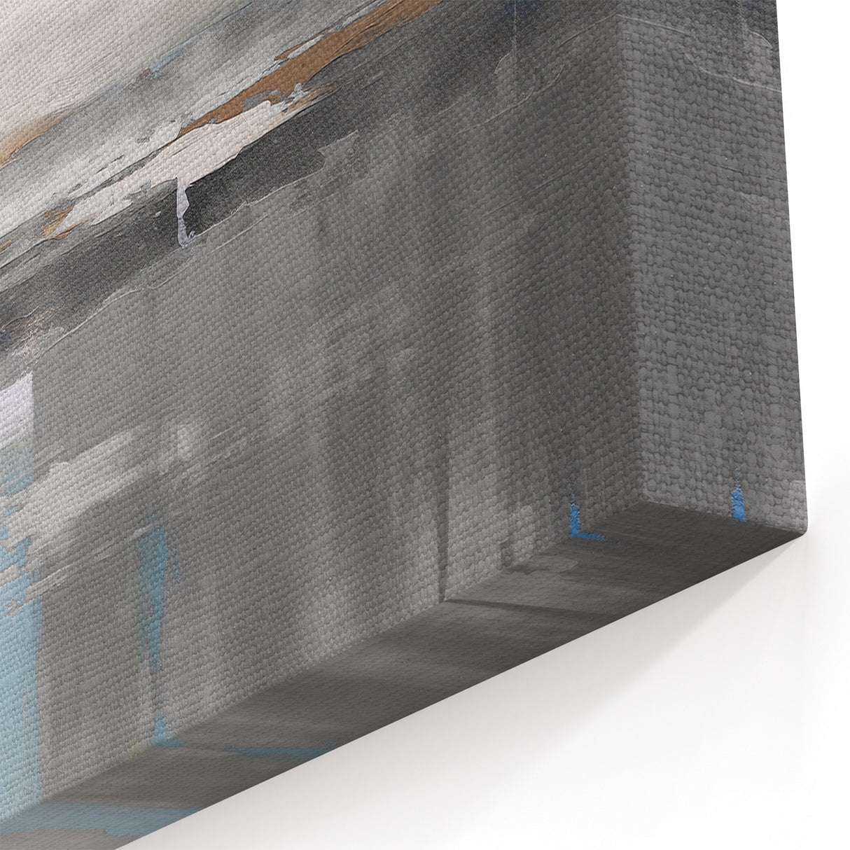 Serene Grey and Beige Abstract Strokes and Lines Art