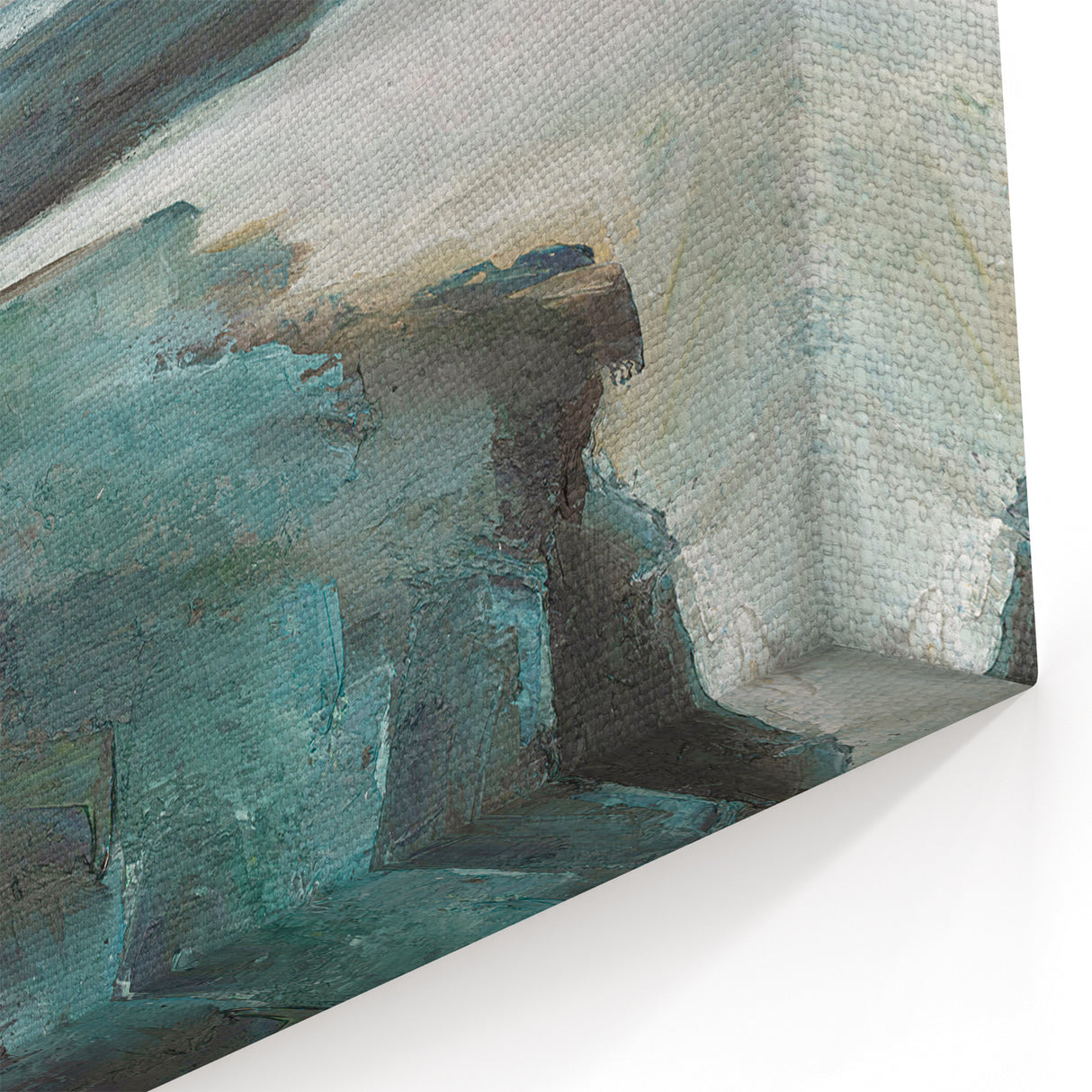 Contemporary Landscape Prints | Peaceful Coastal Abstract Art Canvas